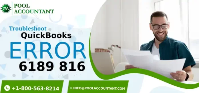 Guide to fix QuickBooks error 6189 816