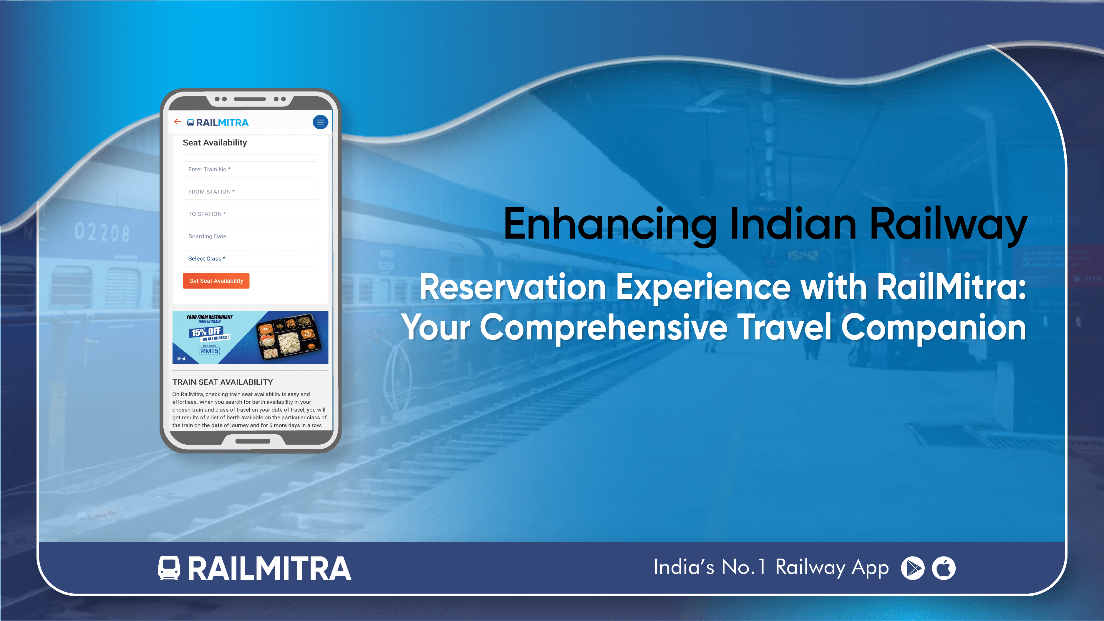Indian Railway Reservation - RailMitra